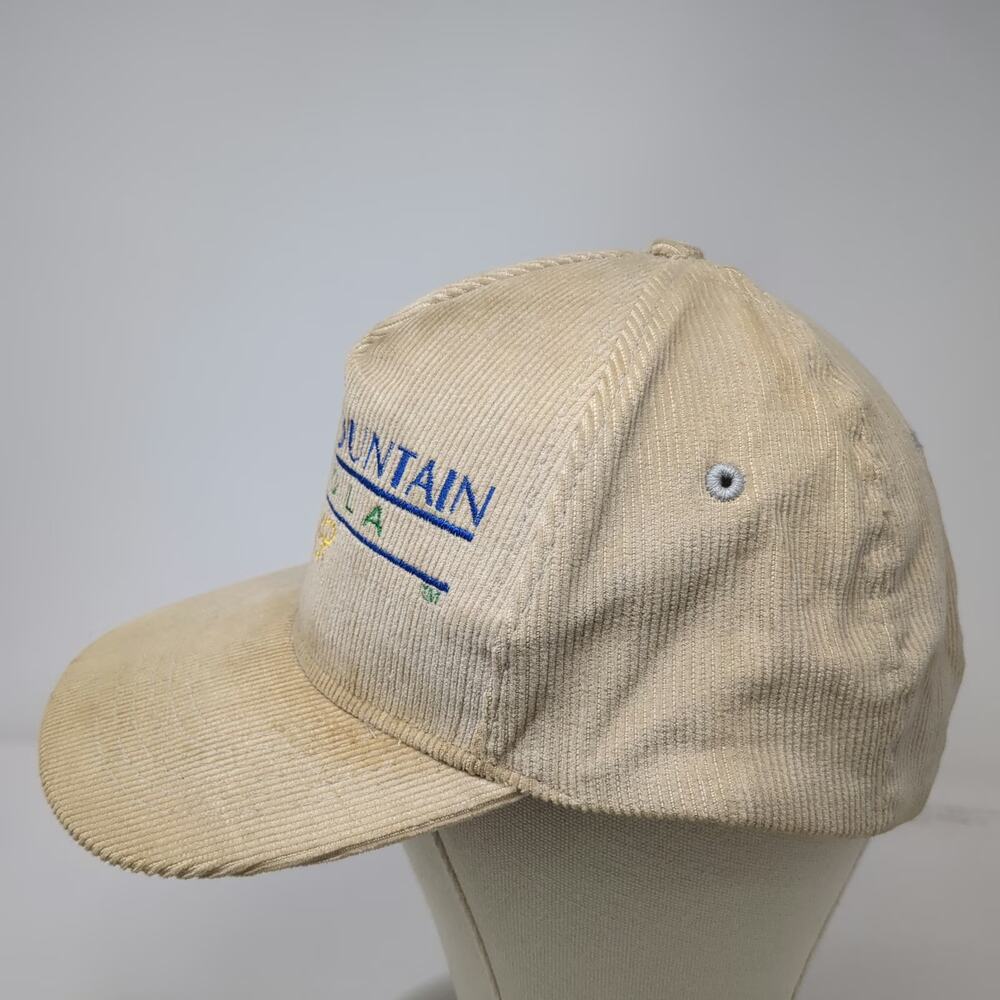 Sportcap 5 Panel Beige One Size Corduroy Intermountain Canola Grower Logo Hat - Picture 3 of 10